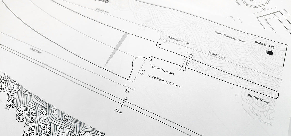 Gyuto Chef's Knife Templates