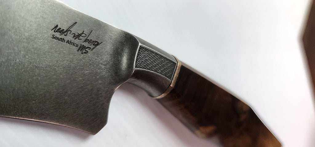 Hand-Forged Integral Hunting Knife by ABS Mastersmith Neels van den Berg