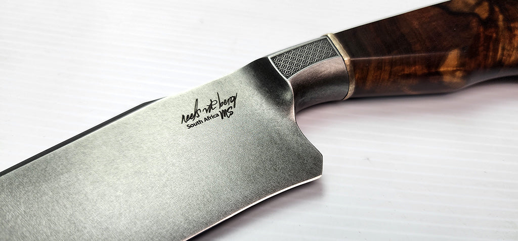 Hand-Forged Integral Hunting Knife by ABS Mastersmith Neels van den Berg