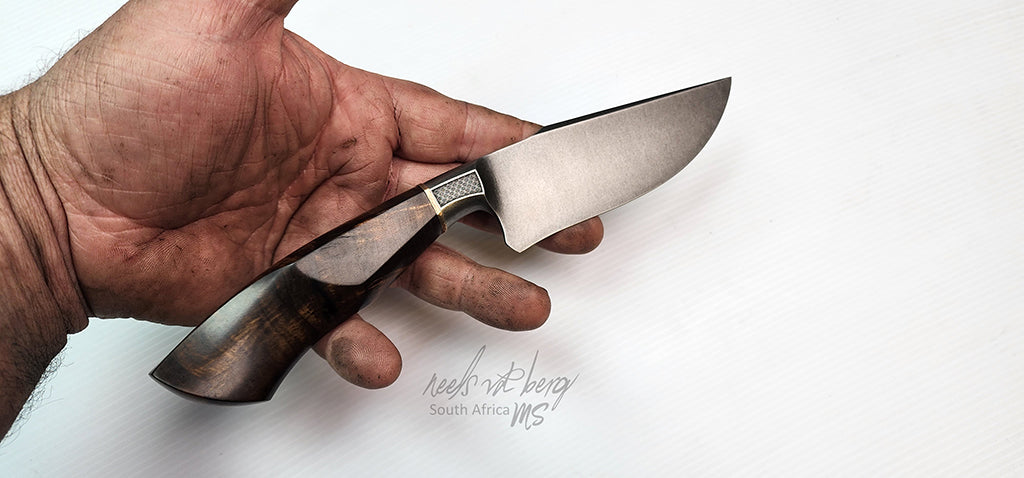 Hand-Forged Integral Hunting Knife by ABS Mastersmith Neels van den Berg