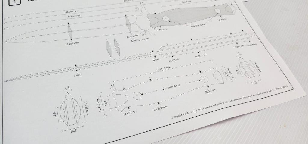 Tactical Dagger Template