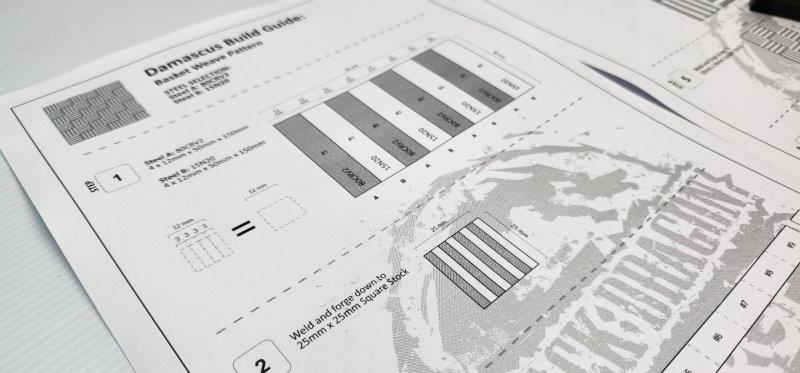 Damascus Build Guide - Basket Weave Pattern