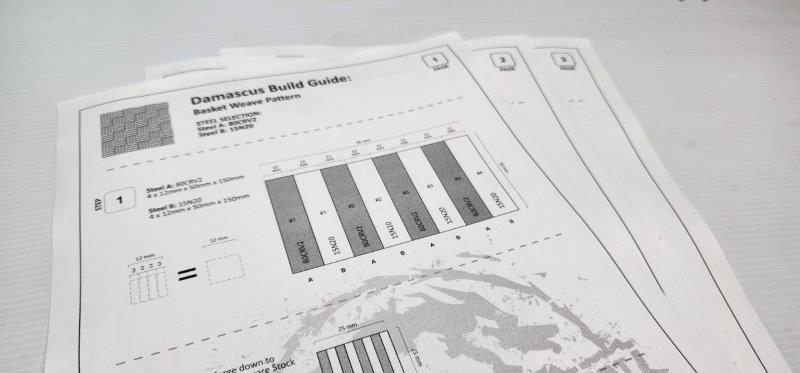 Damascus Build Guide - Basket Weave Pattern
