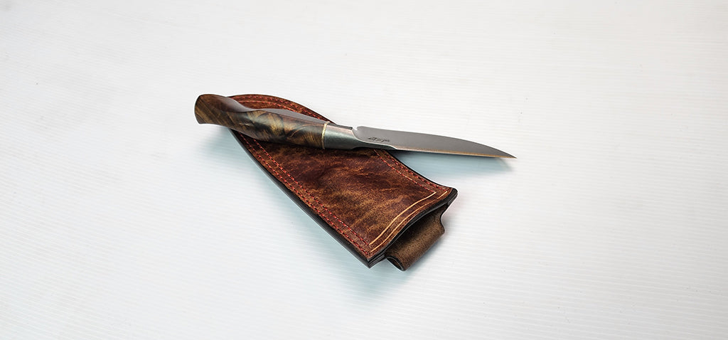 Hand-Forged Integral Hunting Knife by ABS Mastersmith Neels van den Berg