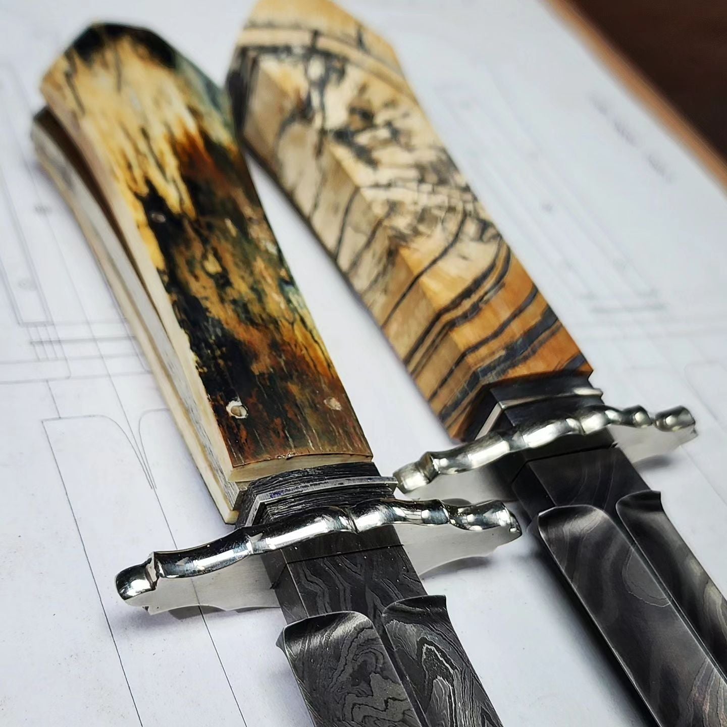Coffin Handle Dagger Design