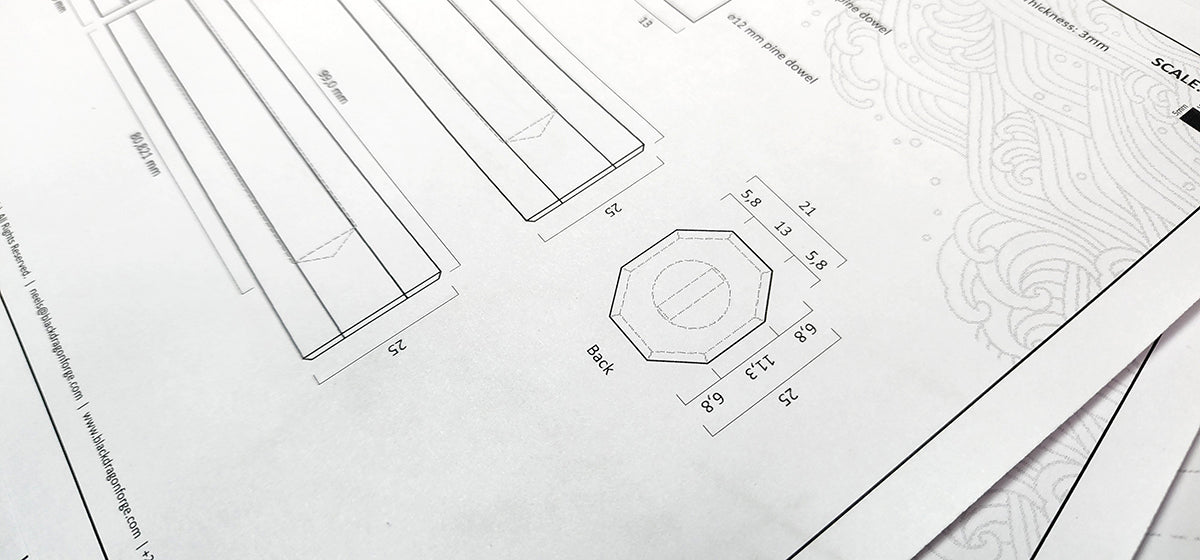 Gyuto Chef's Knife Templates