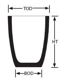 Salamander Super Graphite Casting Crucible (A10)