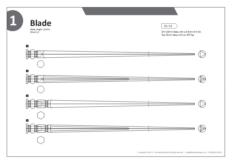 Stiletto Dagger Templates