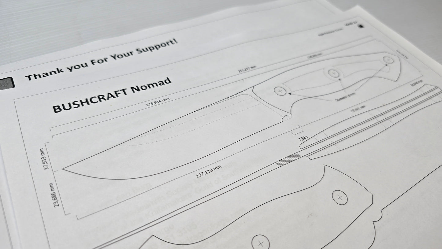 The Nomad Bushcraft Knife Design