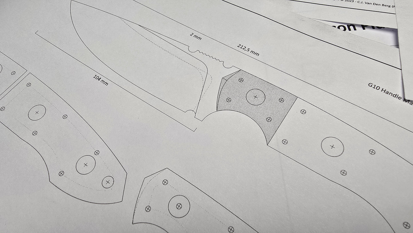 Recon Knife Template