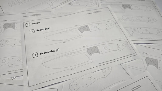 Recon Knife Template