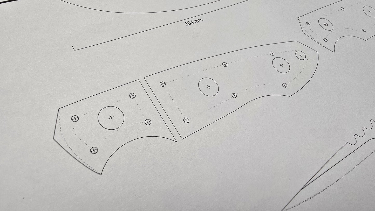 Recon Knife Template
