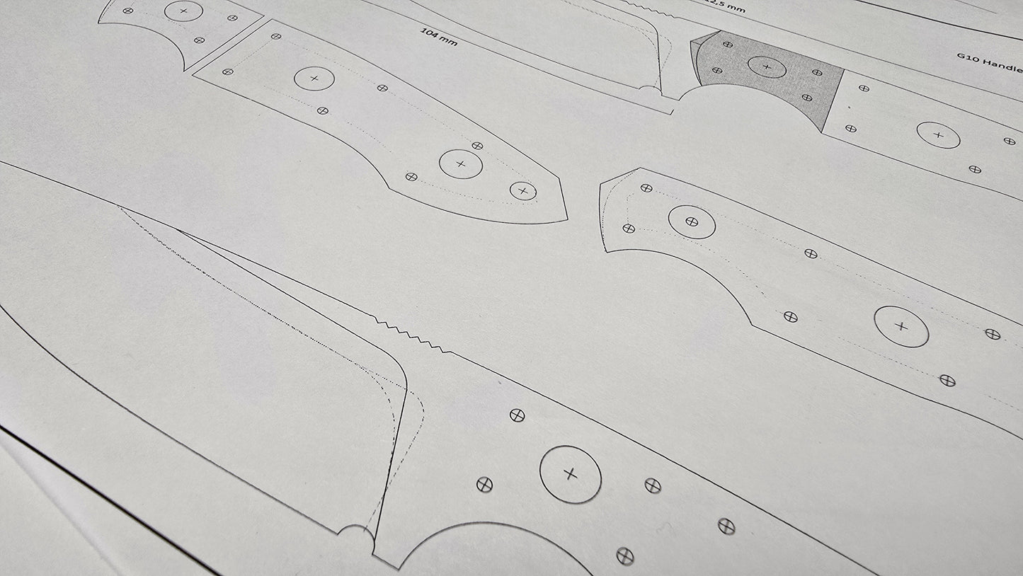 Recon Knife Template