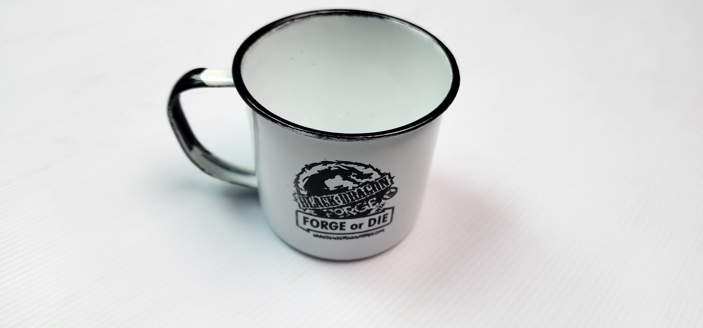 Black Dragon Forge Enamel Mug