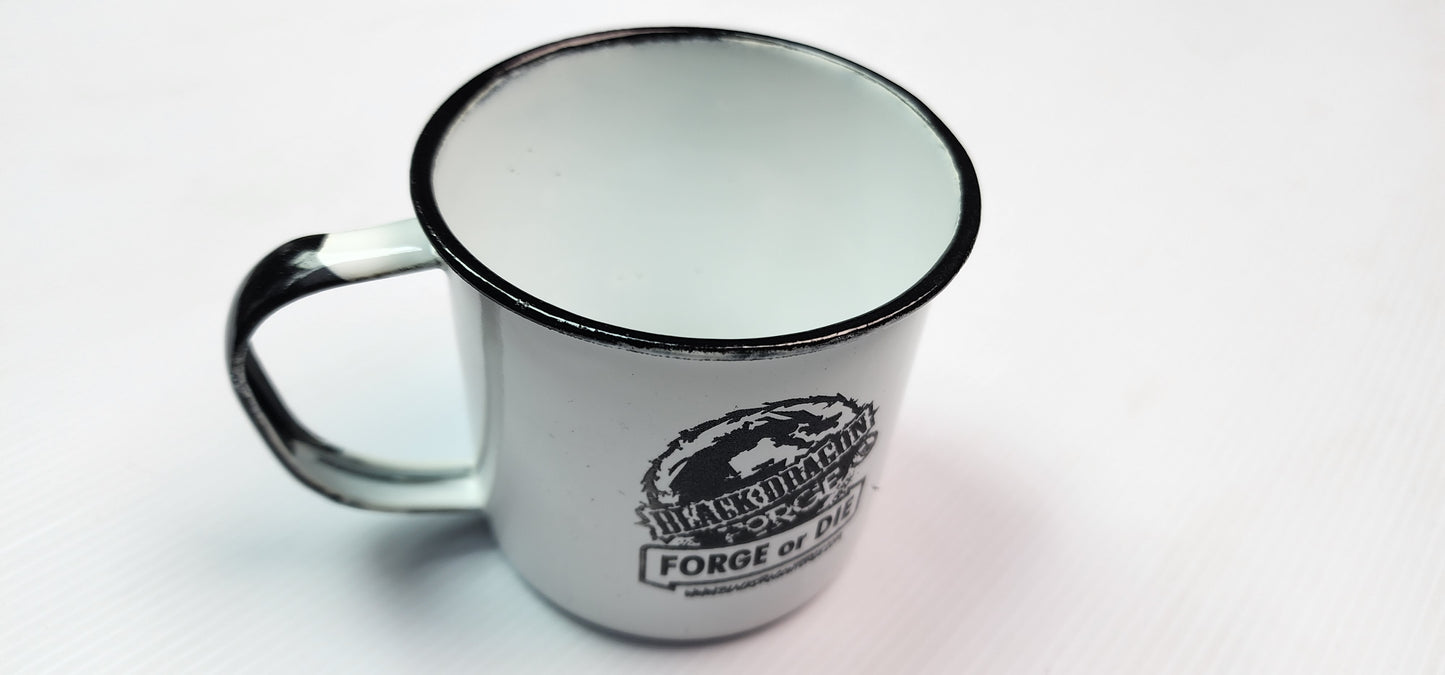 Black Dragon Forge Enamel Mug