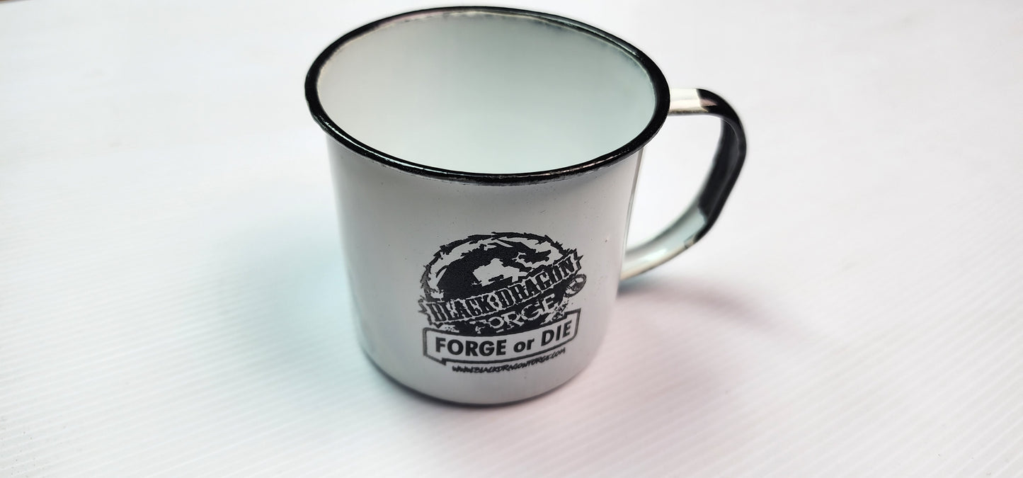 Black Dragon Forge Enamel Mug