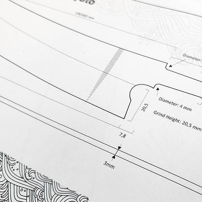 Gyuto Chef's Knife Templates
