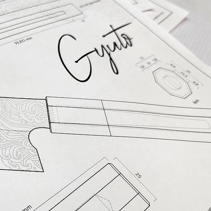 Gyuto Chef's Knife Templates