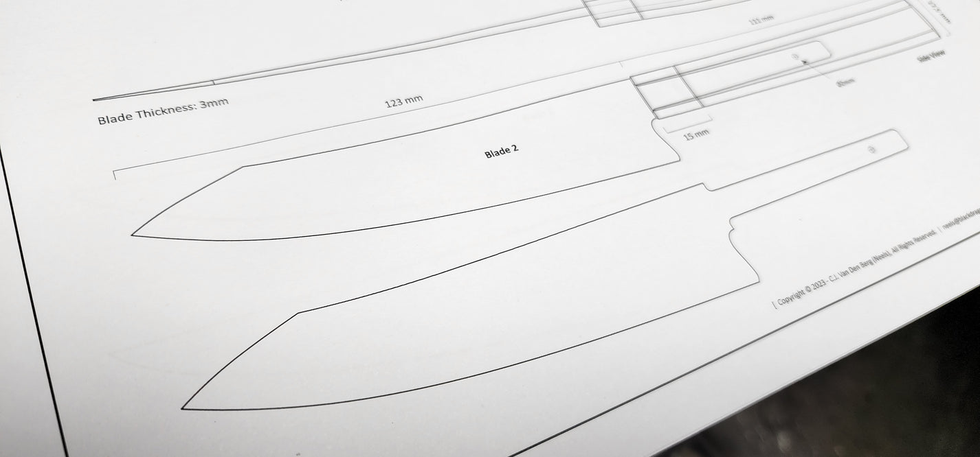 WAPetty Knife Template Black Dragon