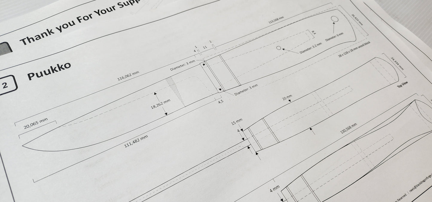 Puukko Design Template