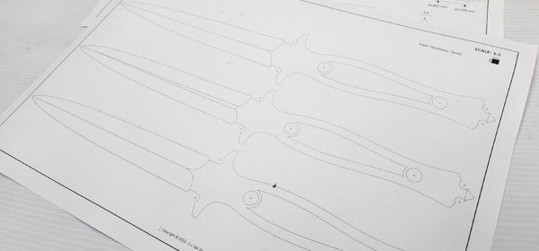 Tactical Dagger Template – Black Dragon Forge