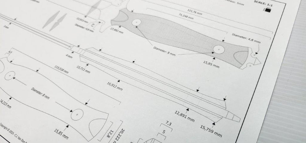 Tactical Dagger Template – Black Dragon Forge