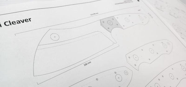 Mini Cleaver Design Mini Cleaver Design – Black Dragon Forge