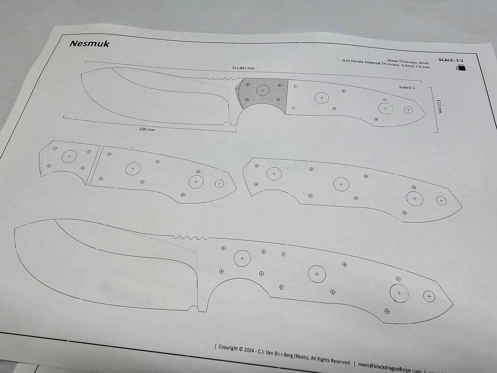 Nesmuk Knife Template – Black Dragon Forge nesmuk-knife-template-black-dragon-forge