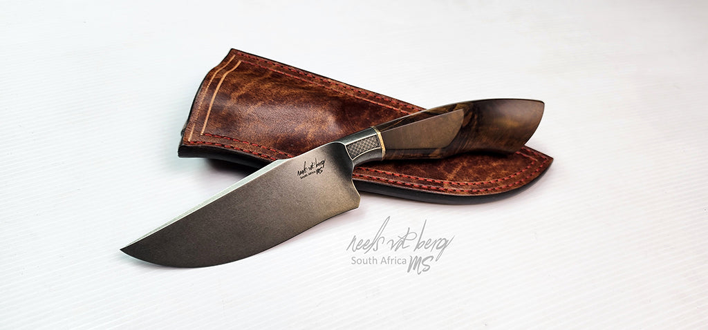 Hand-Forged Integral Hunting Knife by ABS Mastersmith Neels van den Berg