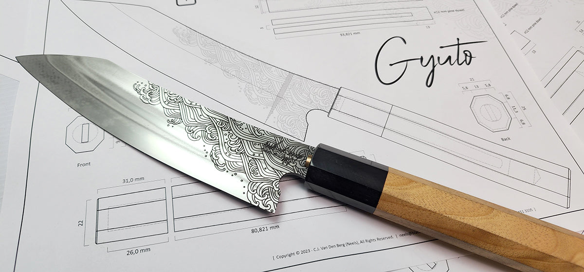 Gyuto Chef's Knife Templates