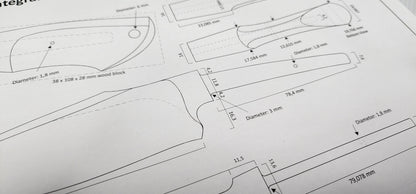 Genesis Integral Hunting Knife Template