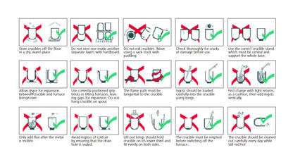 Salamander Super Graphite Casting Crucible (A8)