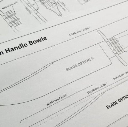 Coffin Handle Bowie