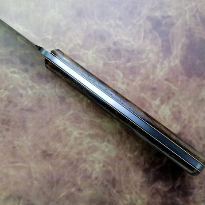 Knife on a textured surface