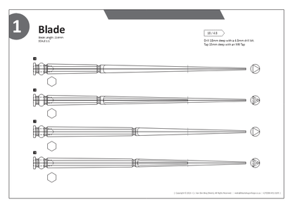 Stiletto Dagger Templates
