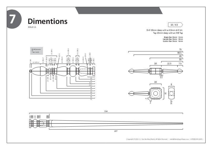 Stiletto Dagger Templates