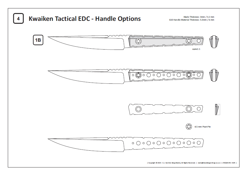 Kwaiken Tactical EDC Templates