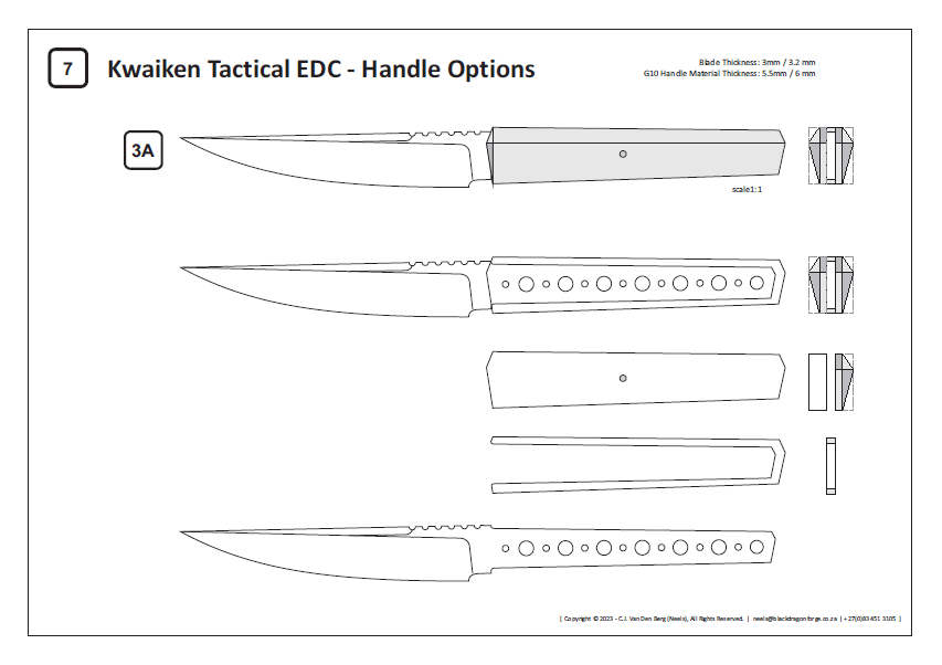 Kwaiken Tactical EDC Templates