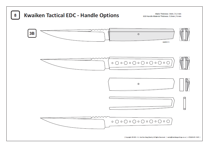 Kwaiken Tactical EDC Templates