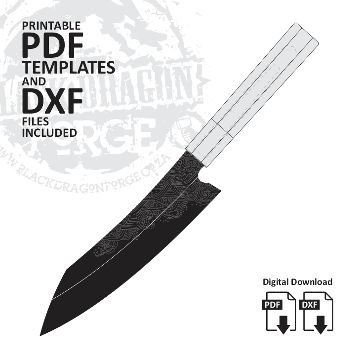 Gyuto Chef's Knife Templates