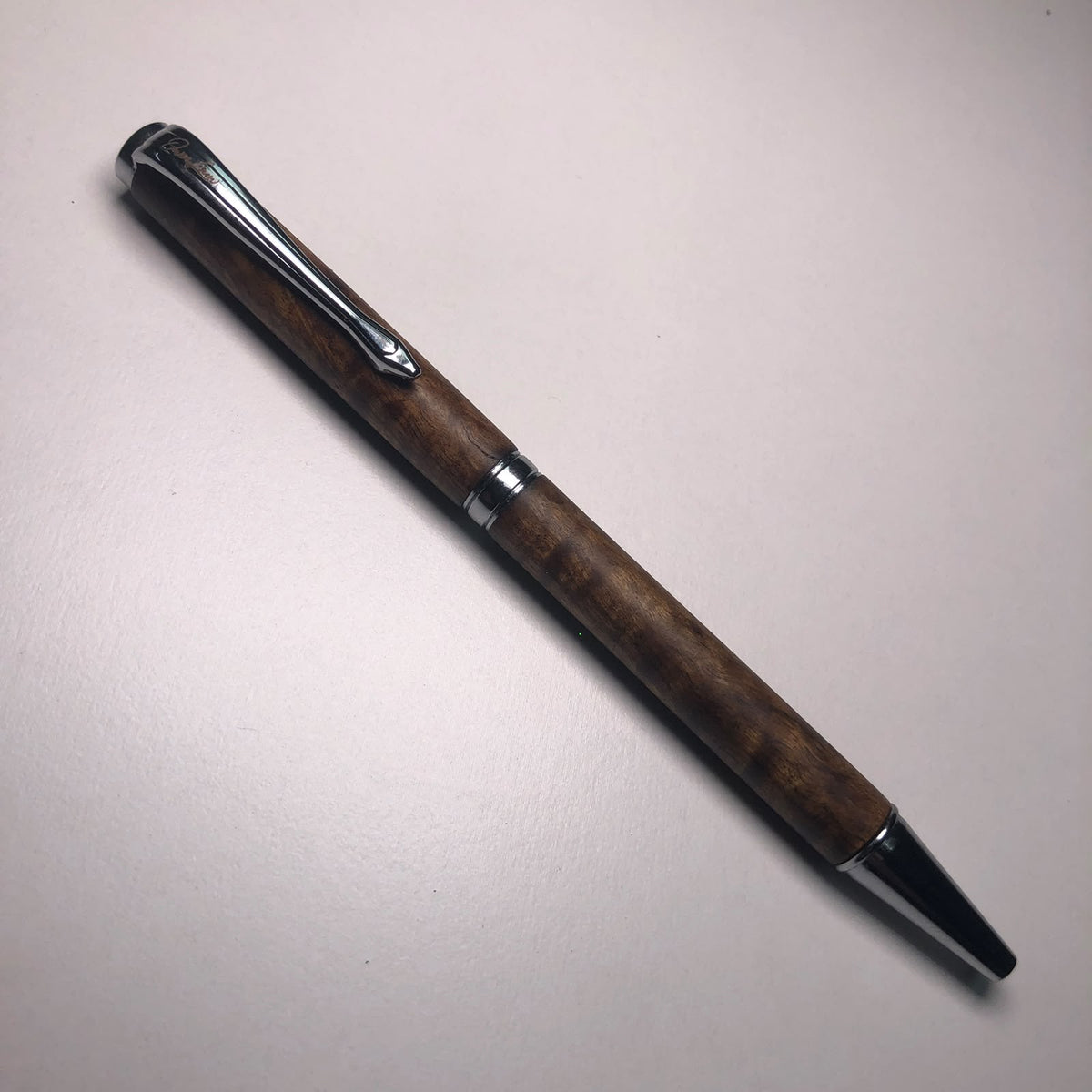 Twist Action Pen (Figured Tamboti) by Owen Louw