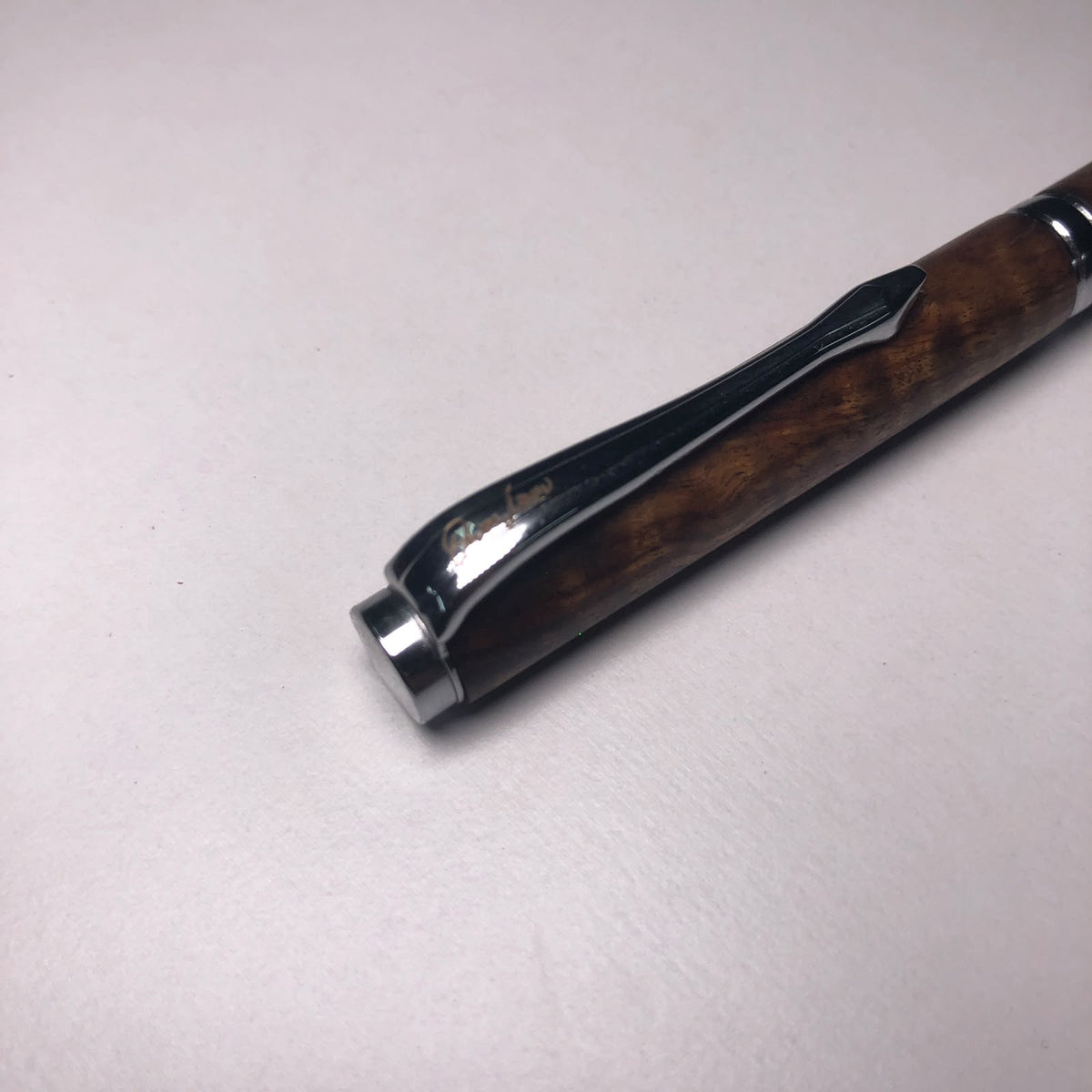 Twist Action Pen (Figured Tamboti) by Owen Louw
