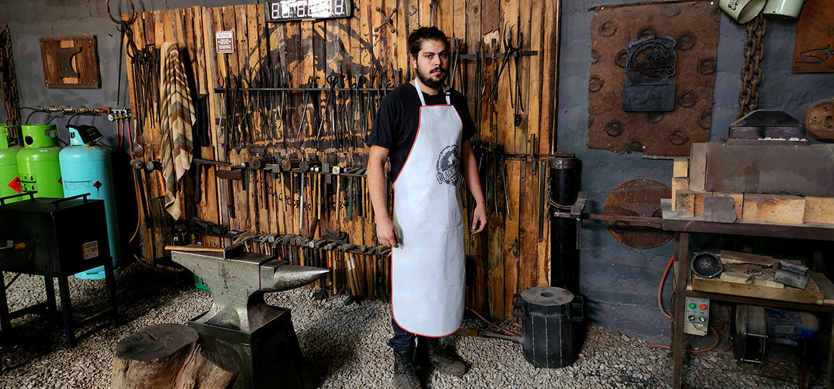 Chrome Leather Apron (1200x600mm)