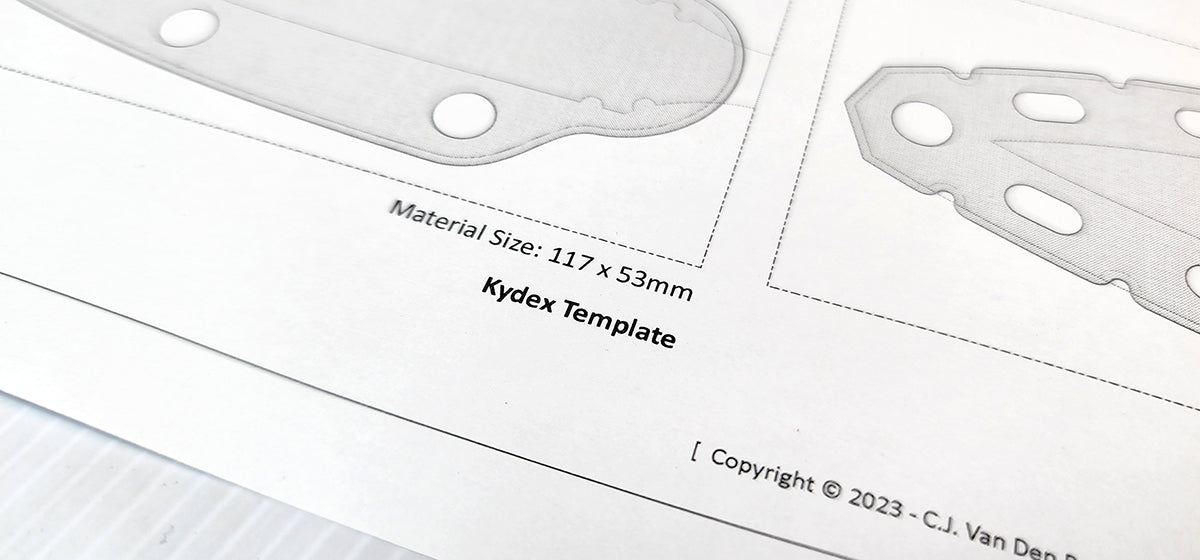 The DART EDC Knife Design Template