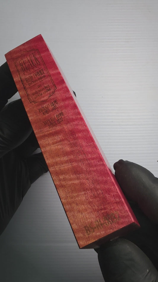 BLACK SELECT Red Ivory Handle Block | [BS-RI-032]