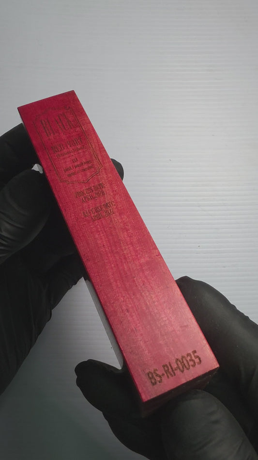 BLACK SELECT Red Ivory Handle Block | [BS-RI-035]