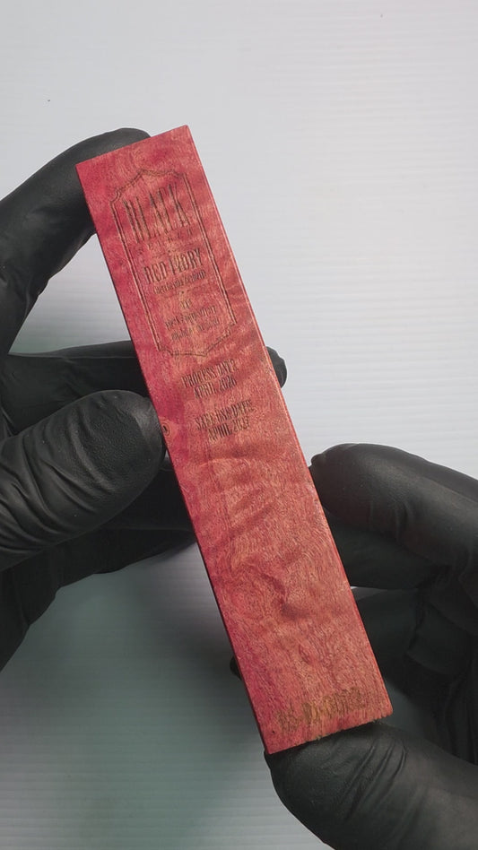 BLACK SELECT Red Ivory Handle Block | [BS-RI-002]