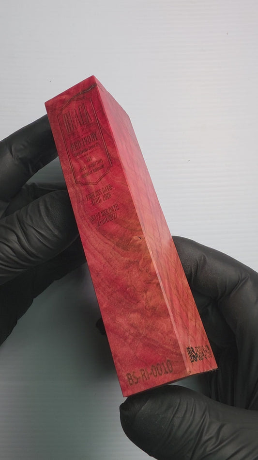 BLACK SELECT Red Ivory Handle Block | [BS-RI-010]