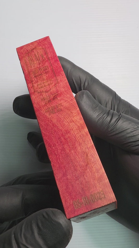 BLACK SELECT Red Ivory Handle Block | [BS-RI-023]