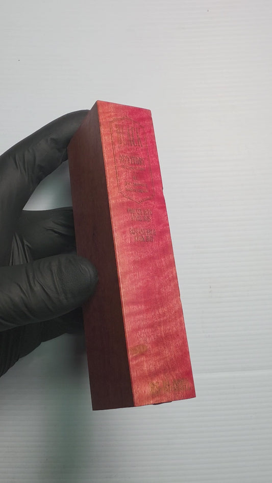 BLACK SELECT Red Ivory Handle Block | [BS-RI-001]
